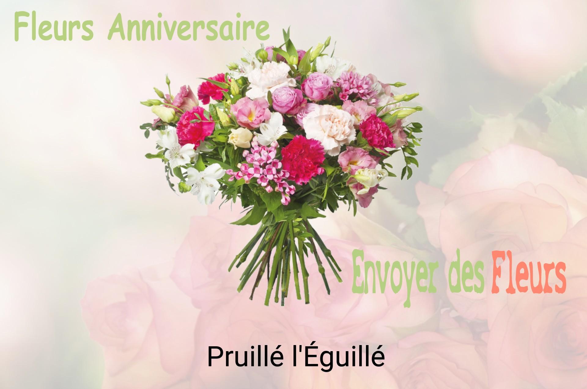 Bouquet de fleurs d’anniversaire livré à Pruillé-l'Éguillé