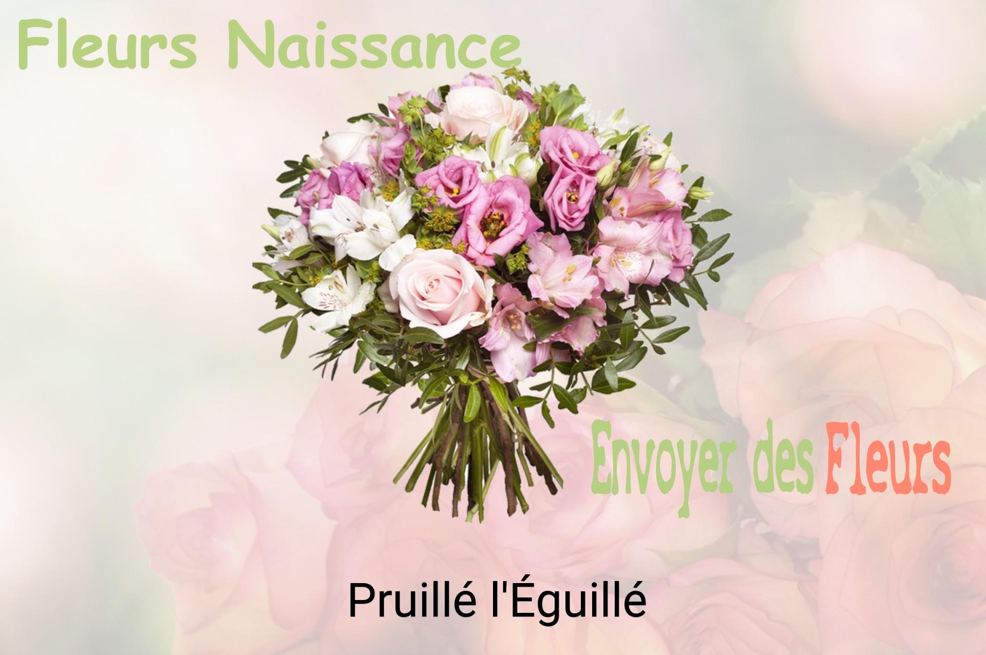 Bouquet de fleurs de naissance livré à Pruillé-l'Éguillé