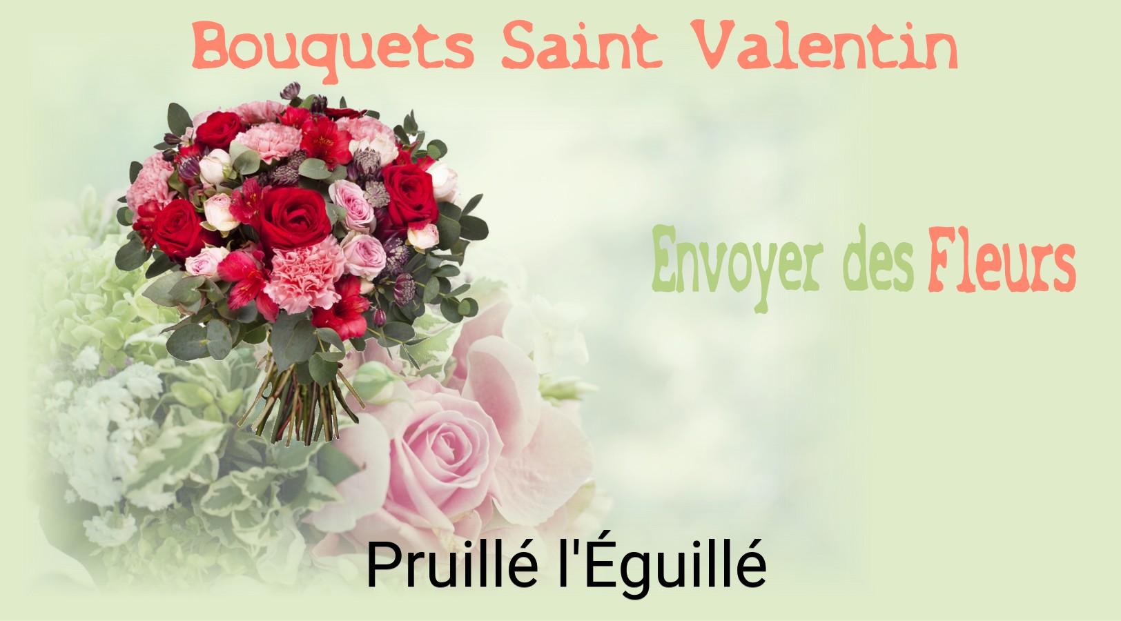 Roses de Saint-Valentin livrées à Pruillé-l'Éguillé
